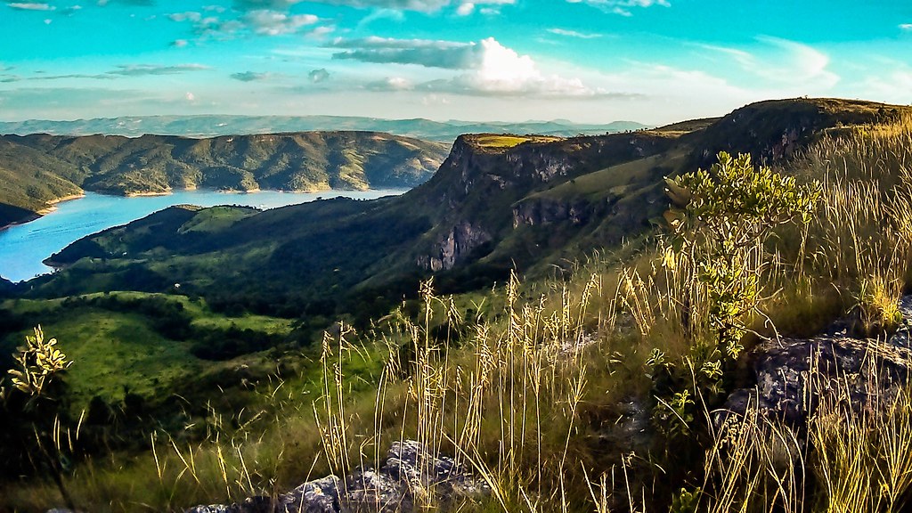 Vista do alto do morro do Chapéu em Capitólio