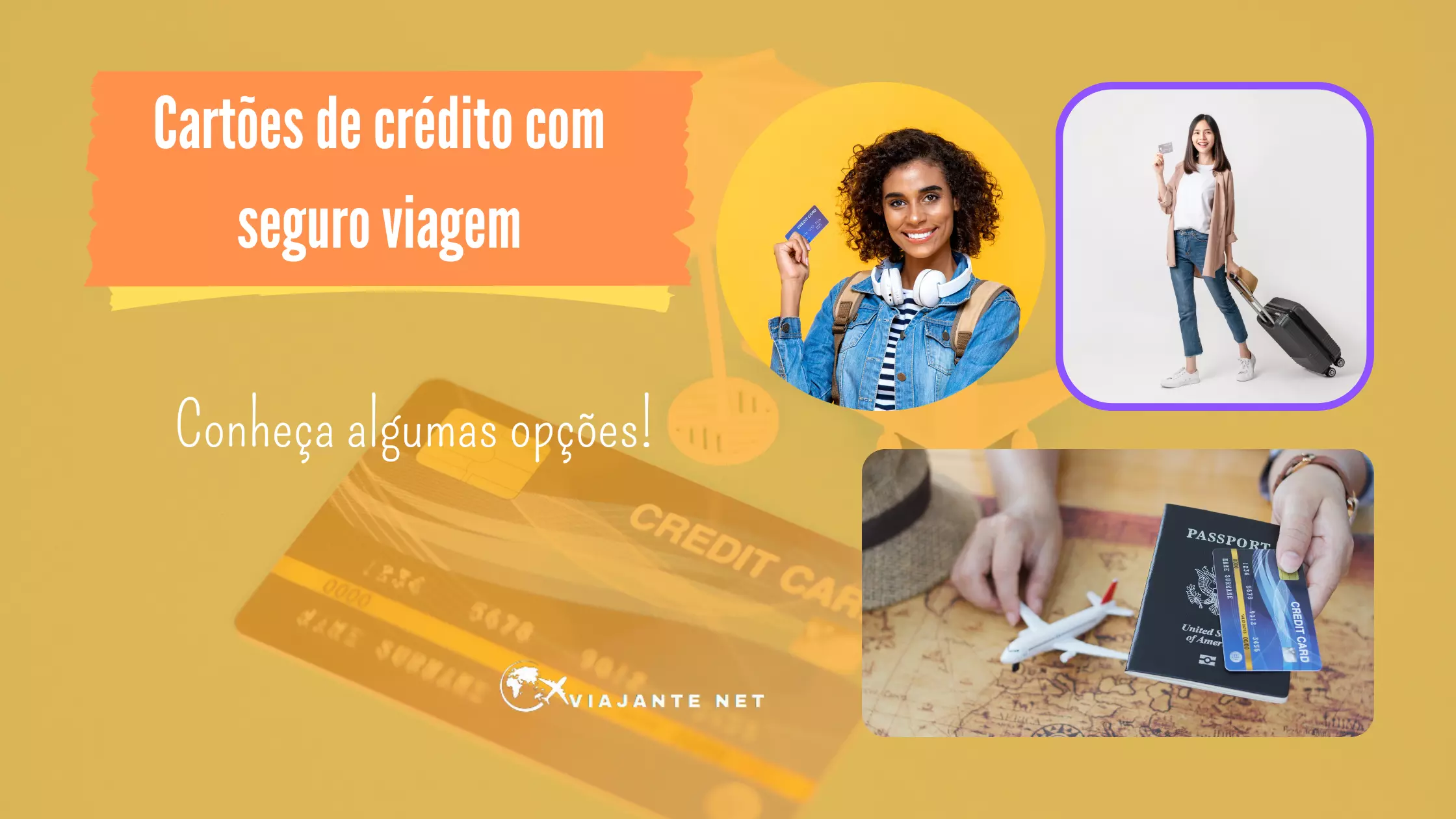 cartões de crédito com seguro viagem