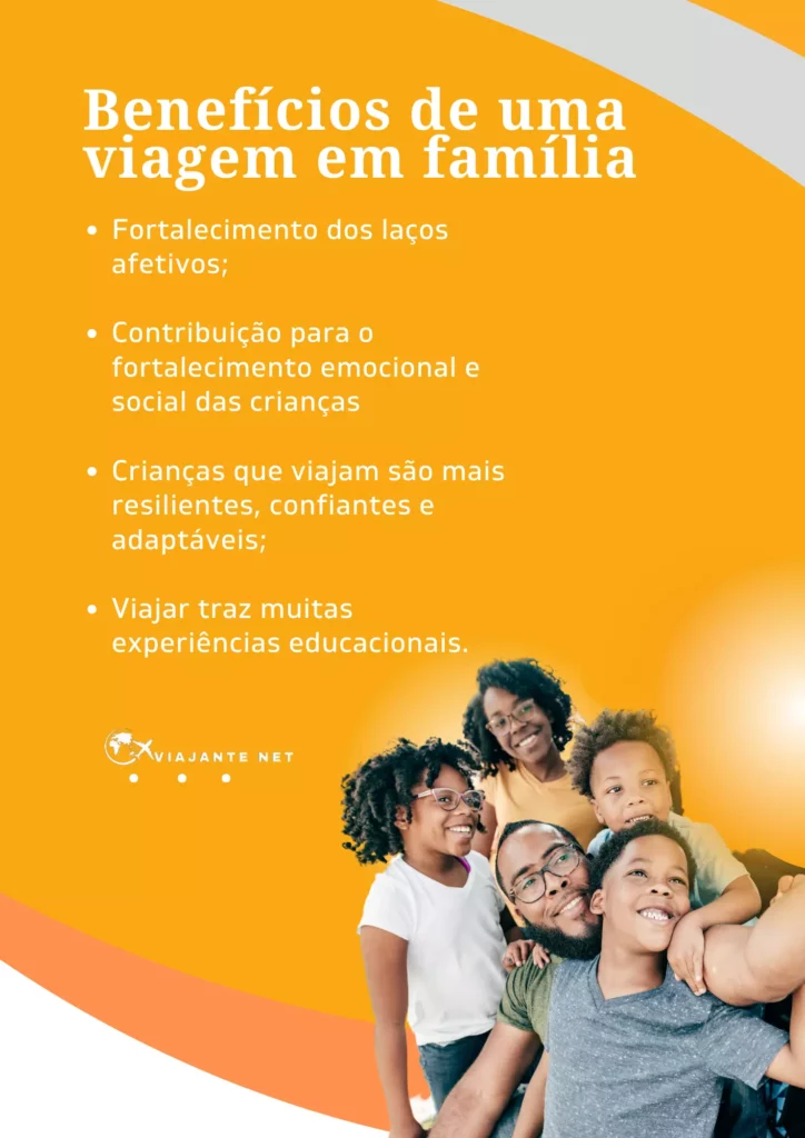 Benefícios de uma viagem em família