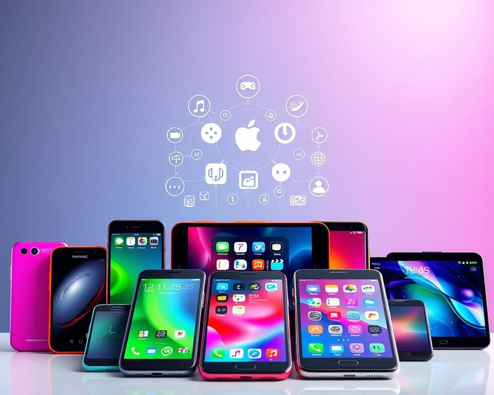 móviles ios android